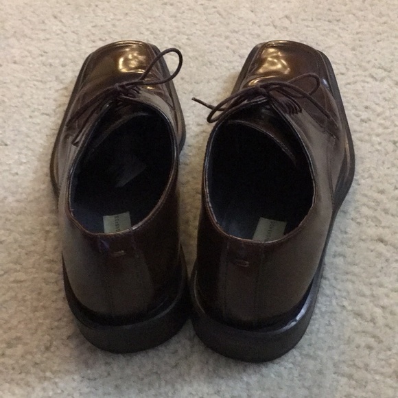 Jonathan Richards Brown Leather Oxfords Size 9.5 - Picture 5 of 8